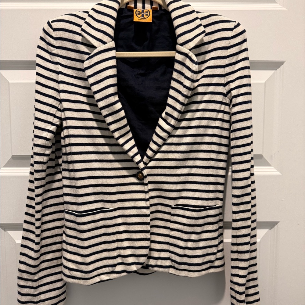 Tory Burch Striped Blazer/ last chance